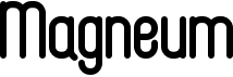 preview image of the Magneum font