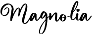 preview image of the Magnolia font