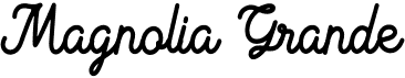 preview image of the Magnolia Grande font