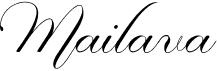 preview image of the Mailava font