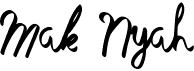 preview image of the Mak Nyah font