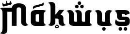 preview image of the Makwus font