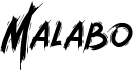 preview image of the Malabo font