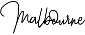 preview image of the Malbourne font