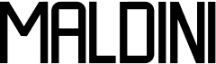 preview image of the Maldini font