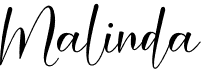 preview image of the Malinda font