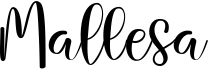preview image of the Mallesa font