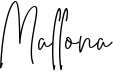preview image of the Mallona font