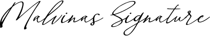 preview image of the Malvinas Signature font
