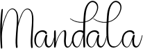 preview image of the Mandala font