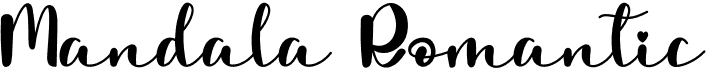 preview image of the Mandala Romantic font