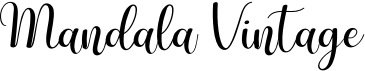 preview image of the Mandala Vintage font