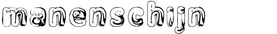 preview image of the Manenschijn 02 font