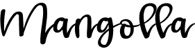 preview image of the Mangolla font