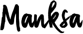 preview image of the Manksa font