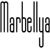 preview image of the Marbellya font