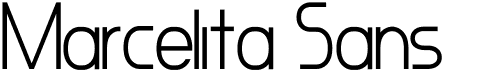 preview image of the Marcelita Sans font