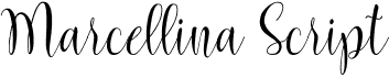 preview image of the Marcellina Script font