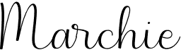 preview image of the Marchie font
