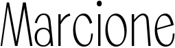 preview image of the Marcione font