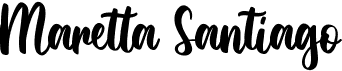 preview image of the Maretta Santiago font