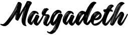 preview image of the Margadeth font