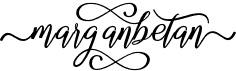 preview image of the Marganbetan font
