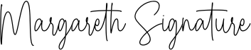preview image of the Margareth Signature font