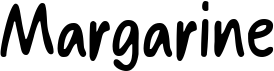 preview image of the Margarine font
