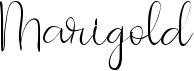 preview image of the Marigold font