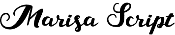 preview image of the Marisa Script font