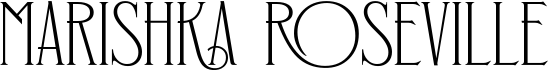 preview image of the Marishka Roseville font