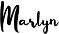 preview image of the Marlyn font