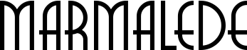 preview image of the Marmalede font