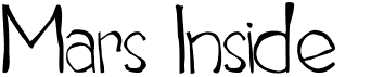 preview image of the Mars Inside font