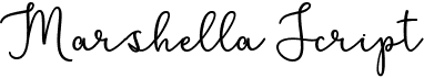 preview image of the Marshella Script font
