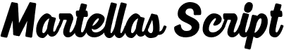 preview image of the Martellas Script font