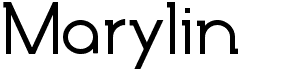 preview image of the Marylin font
