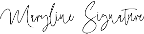 preview image of the Maryline Signature font