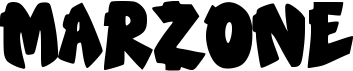 preview image of the Marzone font
