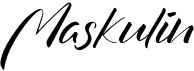 preview image of the Maskulin font
