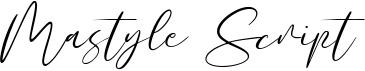 preview image of the Mastyle Script font