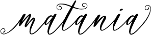 preview image of the Matania Script font