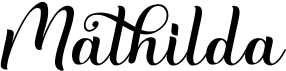 preview image of the Mathilda font