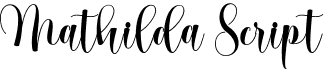 preview image of the Mathilda Script font