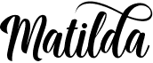 preview image of the Matilda font
