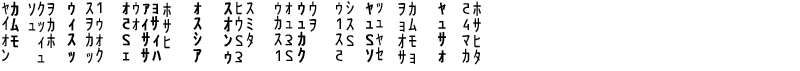 preview image of the Matrix Code NFI font