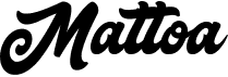 preview image of the Mattoa font