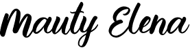 preview image of the Mauty Elena font