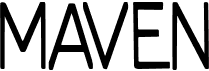 preview image of the Maven font